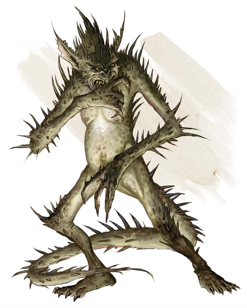 Diable barbelé
