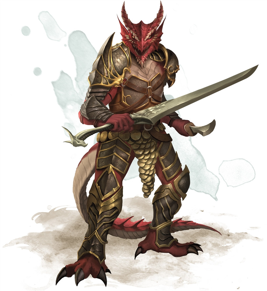 Demi-dragon rouge, vétéran