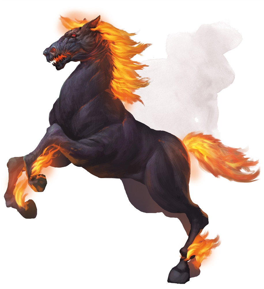Destrier noir
