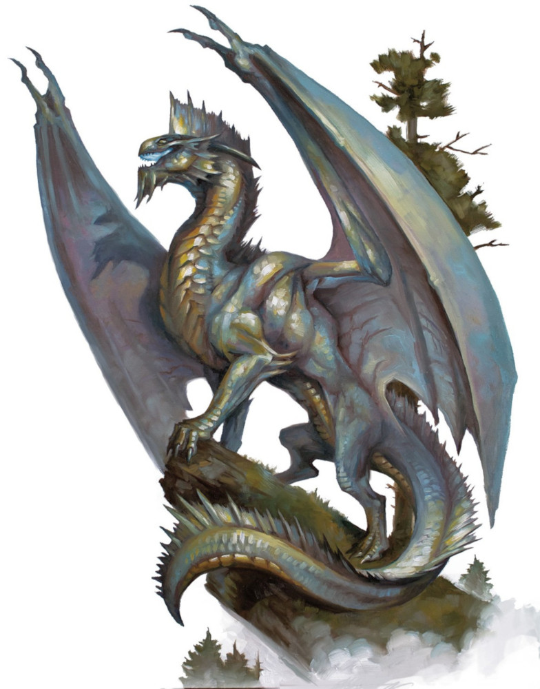 Dragon d'argent, adulte